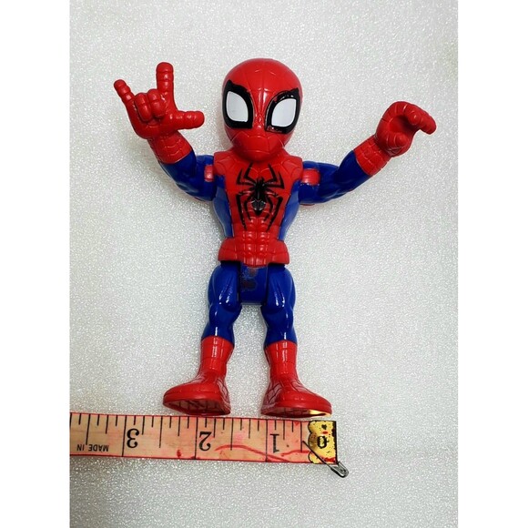 Spiderman Figure Lot: 6" Titan Hero 2019 + 5" Playskool Heroes 2018 Marvel Toy - Picture 15 of 16